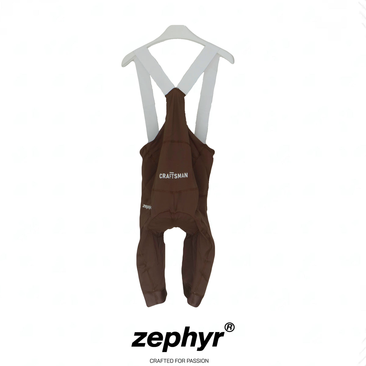 SS2025 CRAFTSMAN BIB SHORTS MEN BROWN